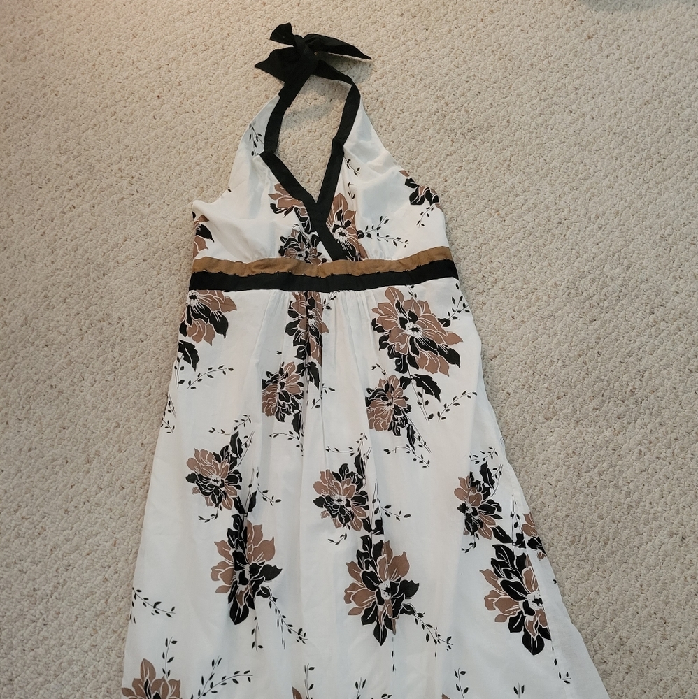 Jonathon Martin linen halter dress